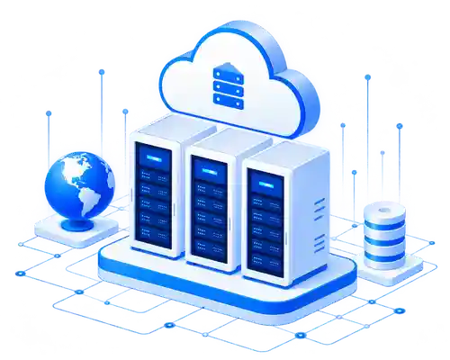 温哥华IPv6存储服务器与云计算基础设施示意图